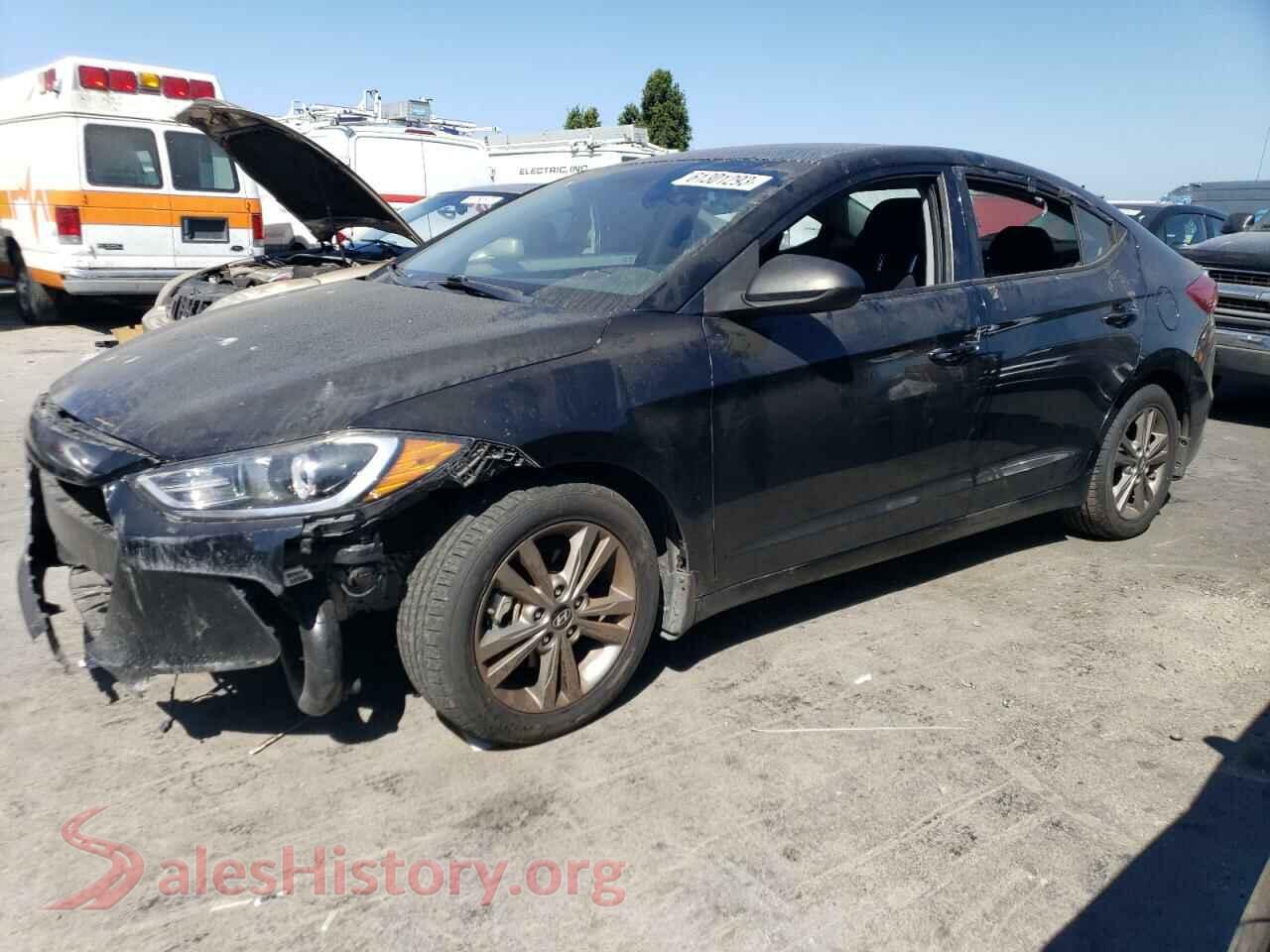 2018 HYUNDAI ELANTRA — VIN 5NPD84LF7JH266721