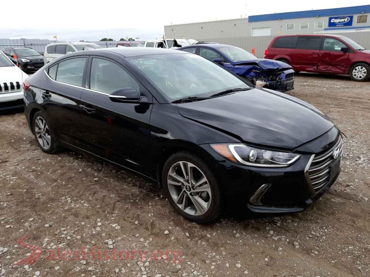 2018 HYUNDAI ELANTRA — VIN 5NPD84LF7JH270574