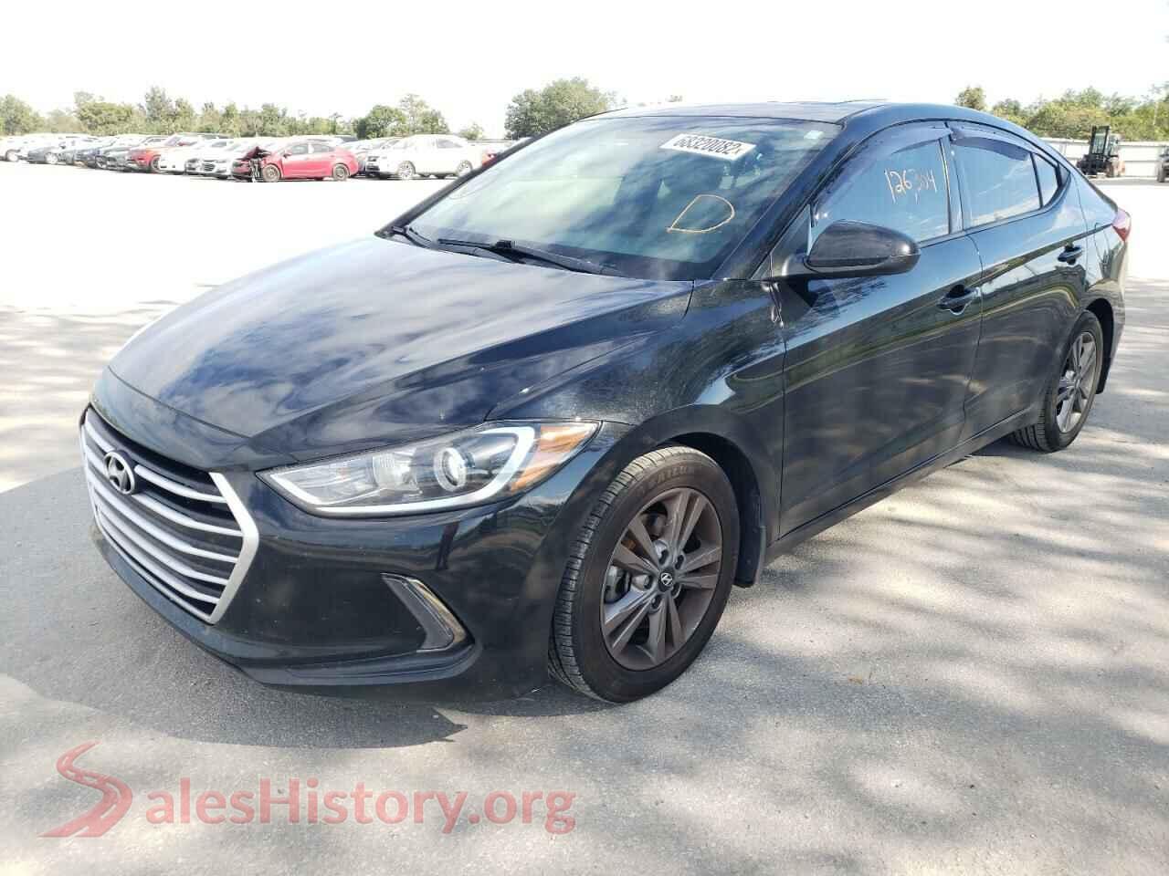 2018 HYUNDAI ELANTRA — VIN 5NPD84LF7JH393436