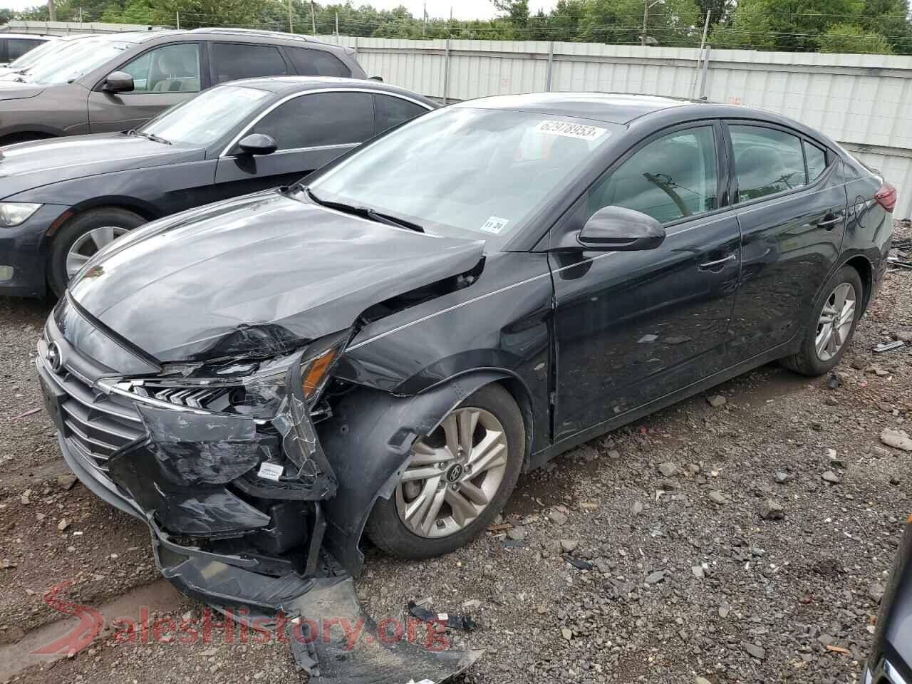 2019 HYUNDAI ELANTRA — VIN 5NPD84LF7KH427960