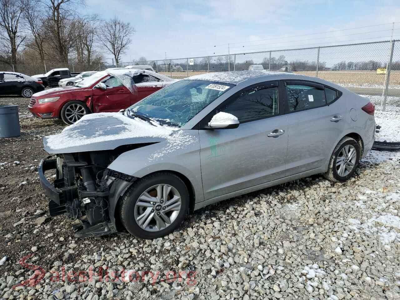 2020 HYUNDAI ELANTRA — VIN 5NPD84LF7LH555164