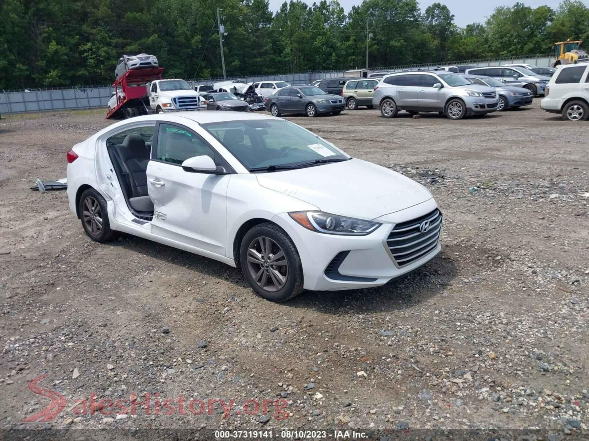 2017 HYUNDAI ELANTRA — VIN 5NPD84LF8HH006449