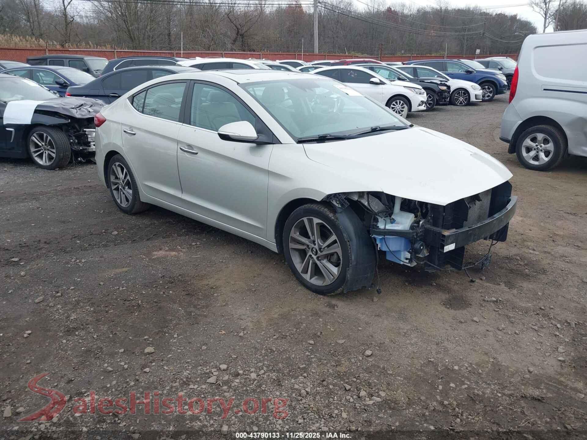 2017 HYUNDAI ELANTRA — VIN 5NPD84LF8HH098890