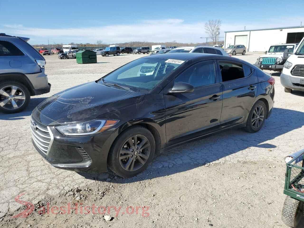 2018 HYUNDAI ELANTRA — VIN 5NPD84LF8JH232822
