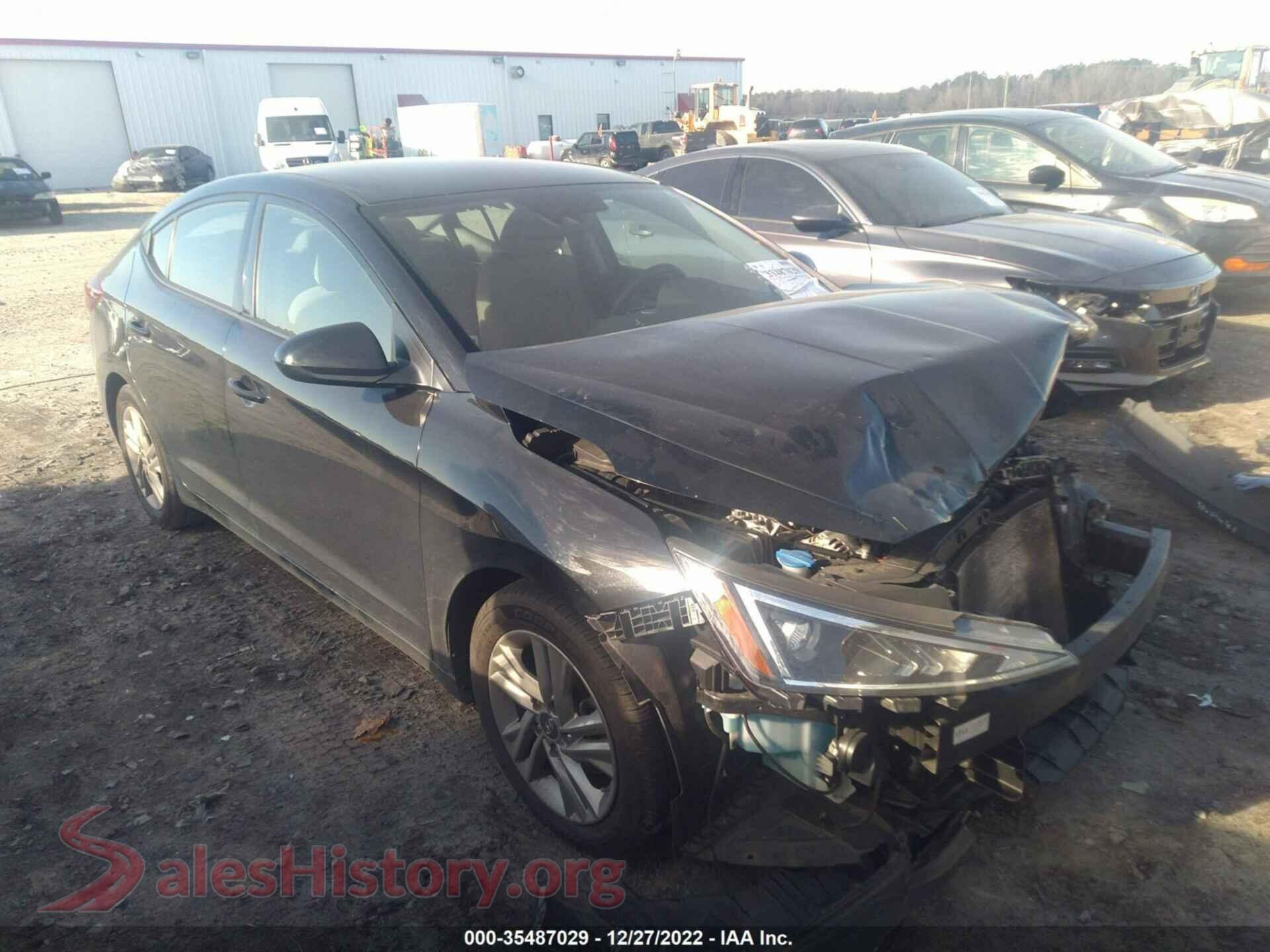 2020 HYUNDAI ELANTRA — VIN 5NPD84LF8LH512100