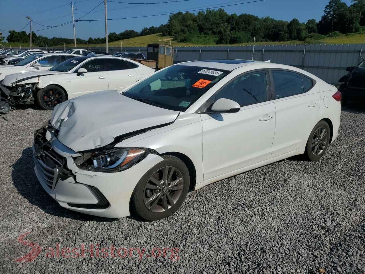 2018 HYUNDAI ELANTRA — VIN 5NPD84LF9JH287294