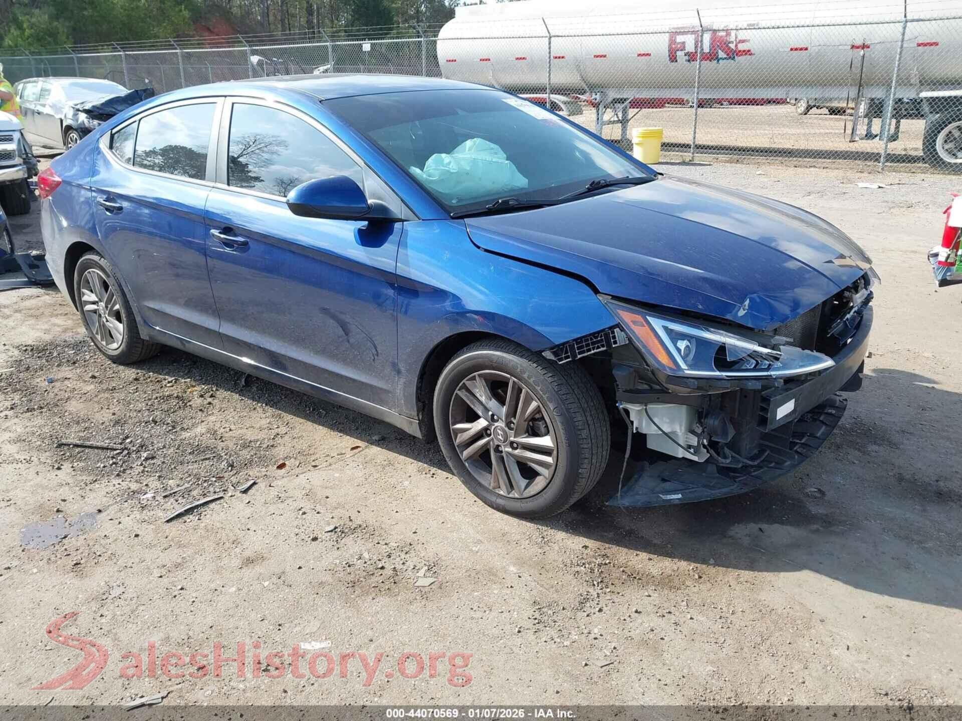 2019 HYUNDAI ELANTRA — VIN 5NPD84LF9KH468140