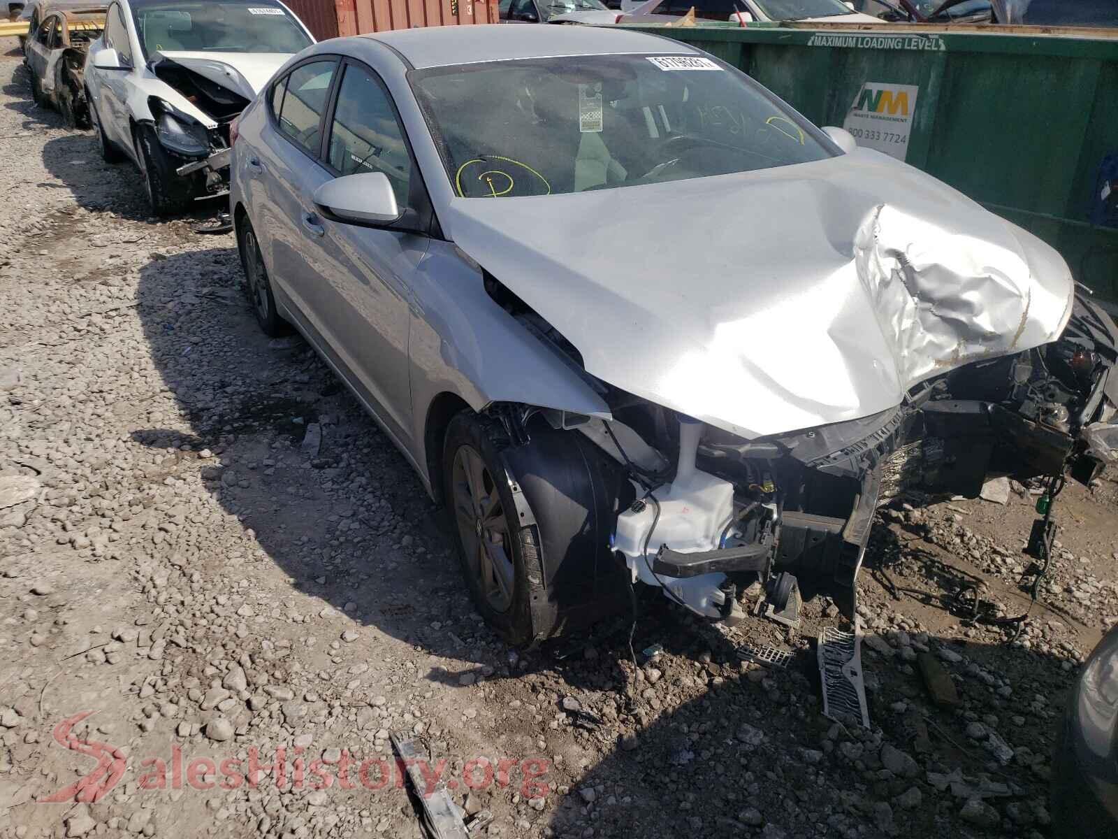 2017 HYUNDAI ELANTRA — VIN 5NPD84LFXHH078382