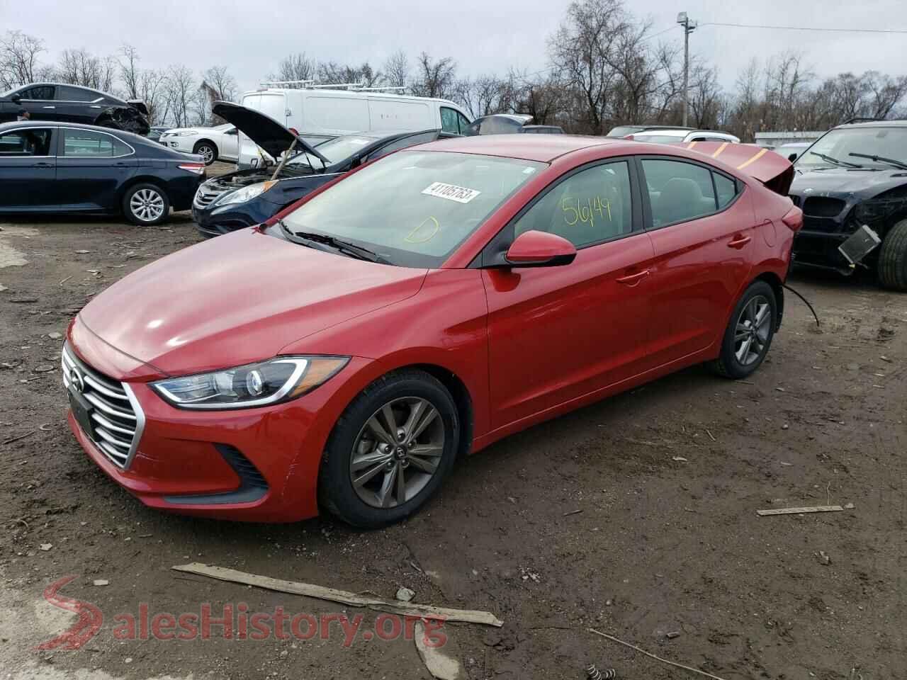 2017 HYUNDAI ELANTRA — VIN 5NPD84LFXHH191295