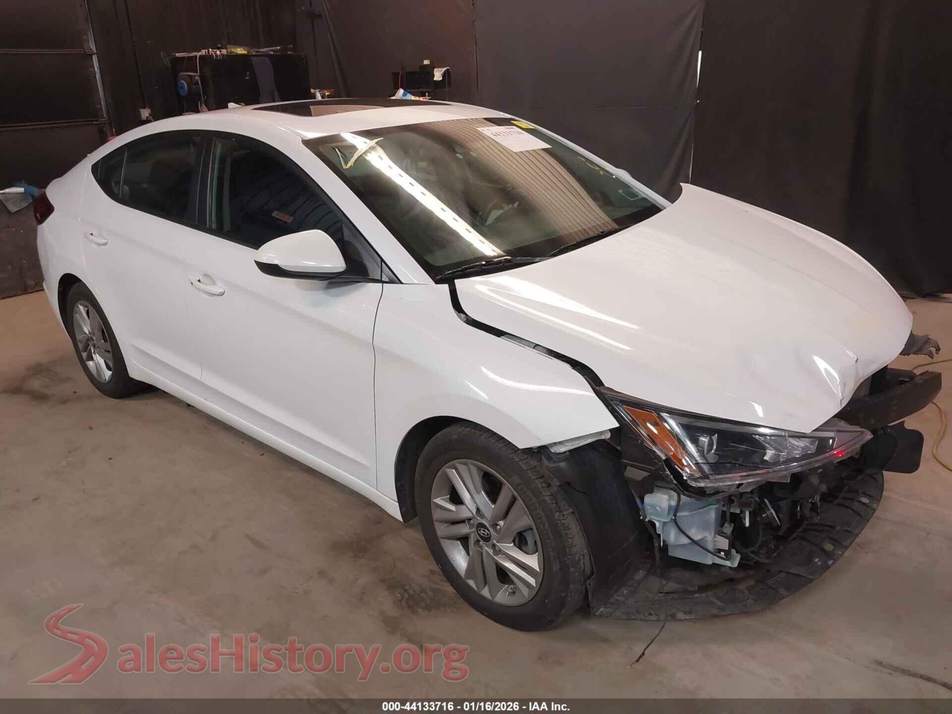 2020 HYUNDAI ELANTRA — VIN 5NPD84LFXLH619228