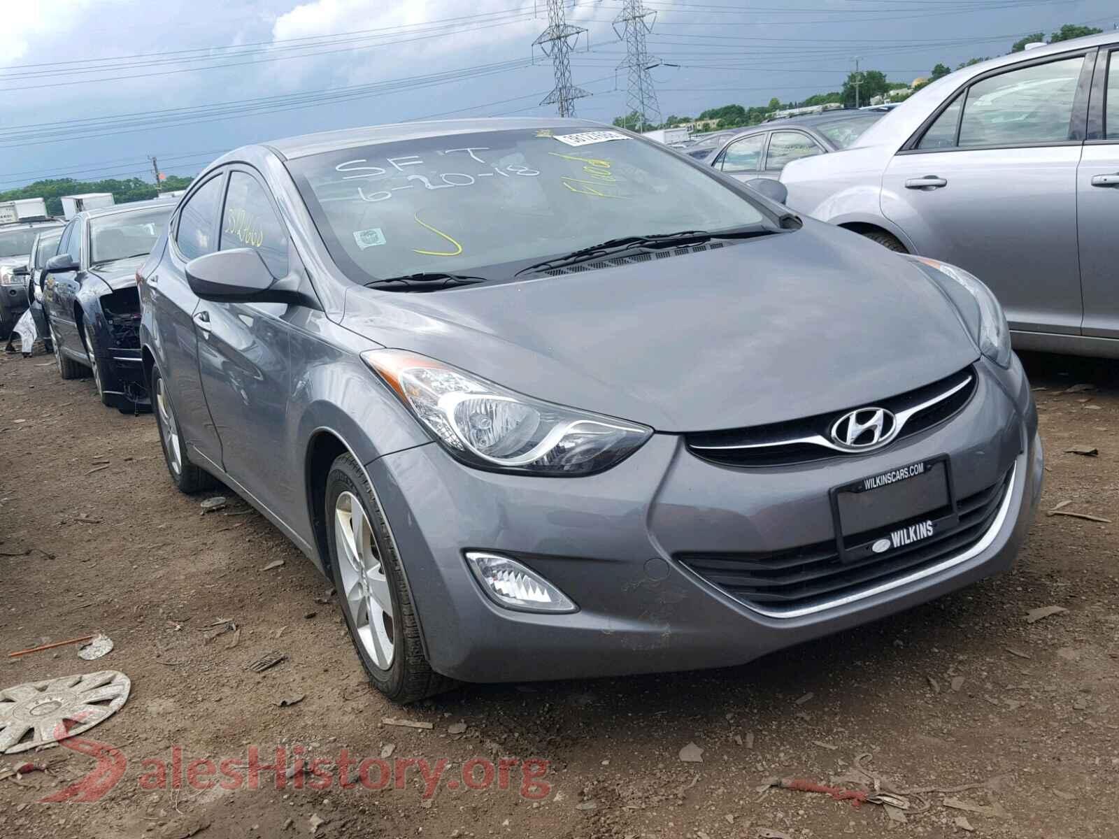 2013 HYUNDAI ELANTRA — VIN 5NPDH4AE0DH267658