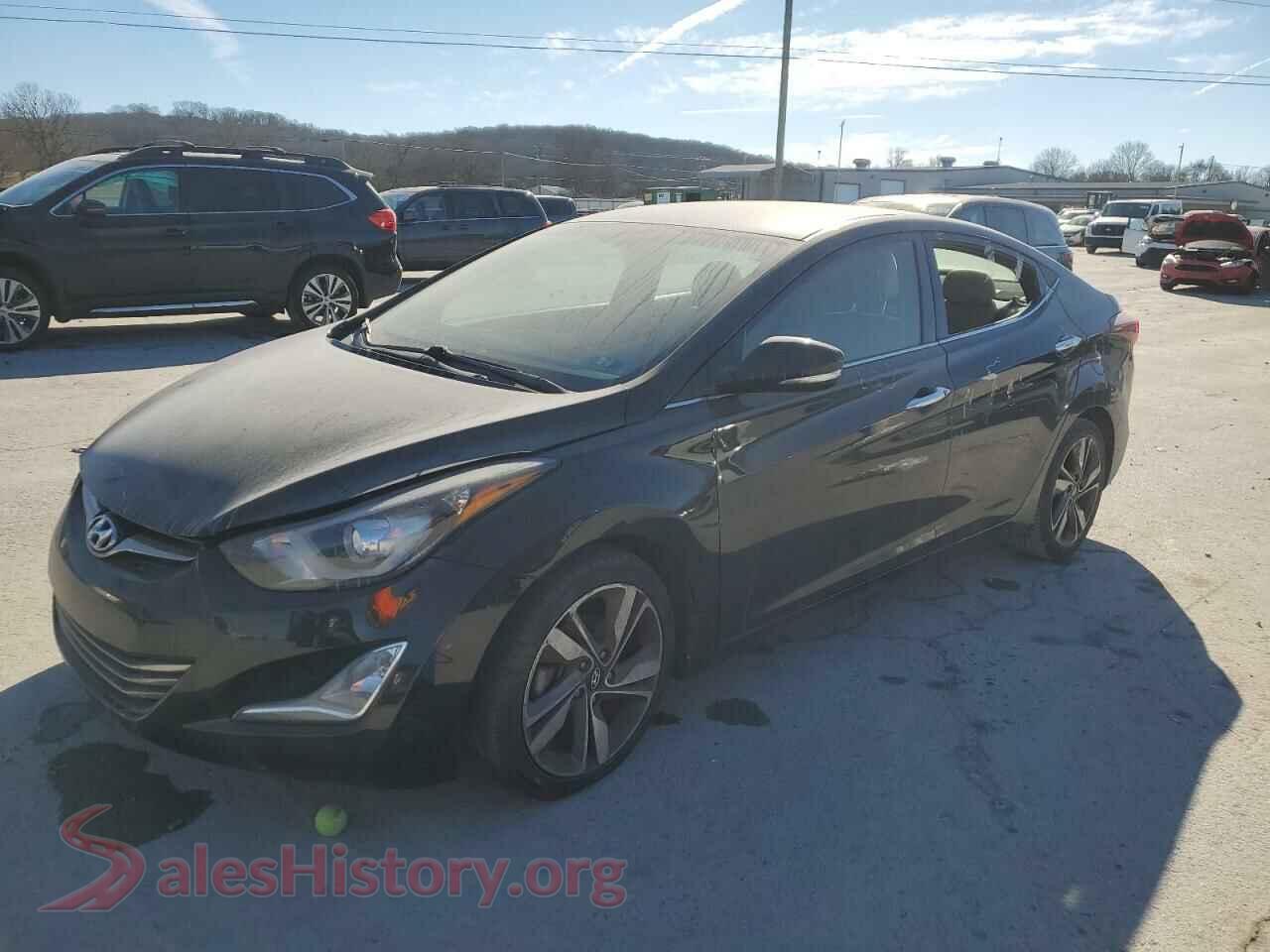 2014 HYUNDAI ELANTRA — VIN 5NPDH4AE0EH468669