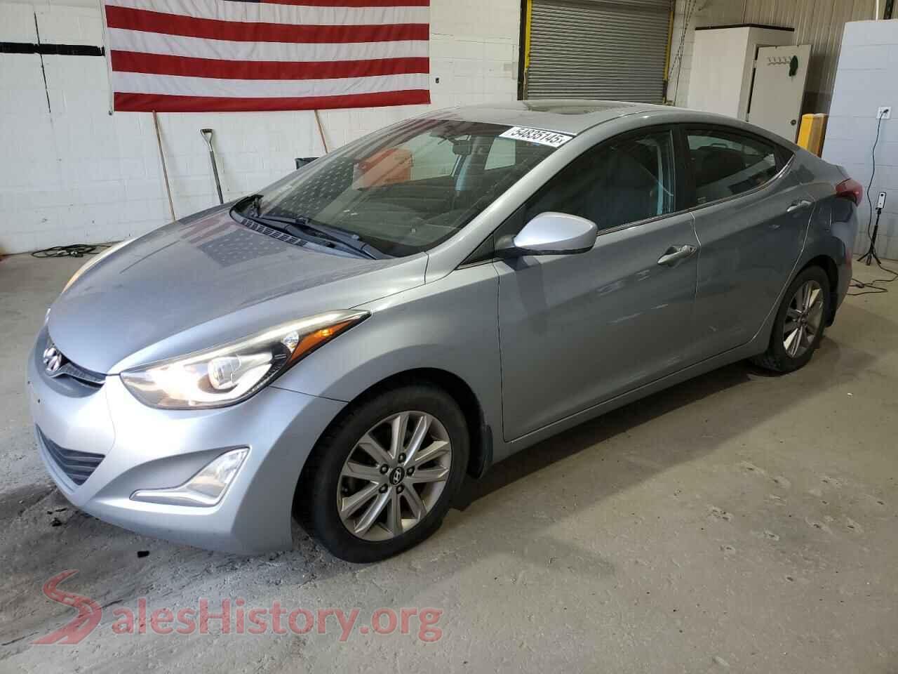 2015 HYUNDAI ELANTRA — VIN 5NPDH4AE0FH627904