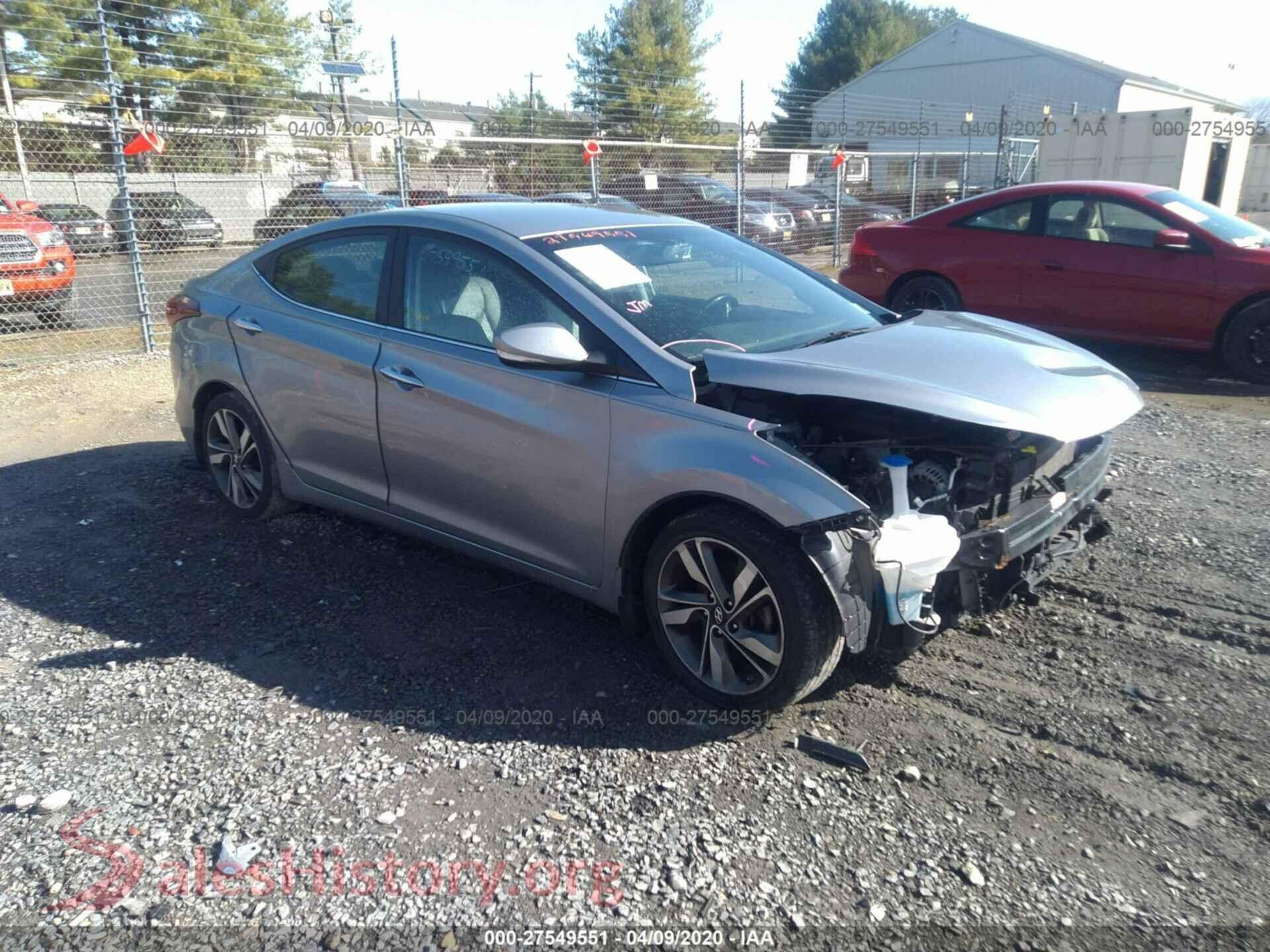 2015 HYUNDAI ELANTRA — VIN 5NPDH4AE0FH633556