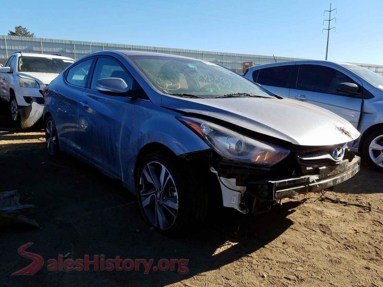 2016 HYUNDAI ELANTRA — VIN 5NPDH4AE1GH674506