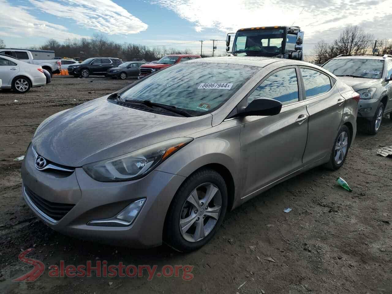 2016 HYUNDAI ELANTRA — VIN 5NPDH4AE1GH776047