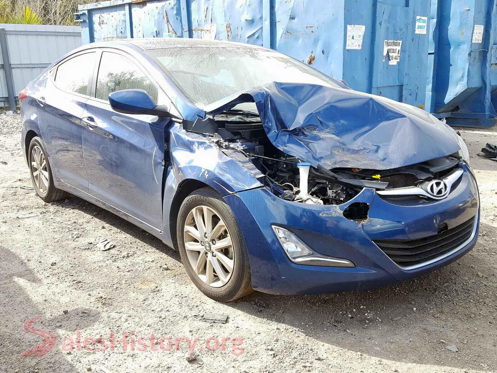 2016 HYUNDAI ELANTRA — VIN 5NPDH4AE1GH786559