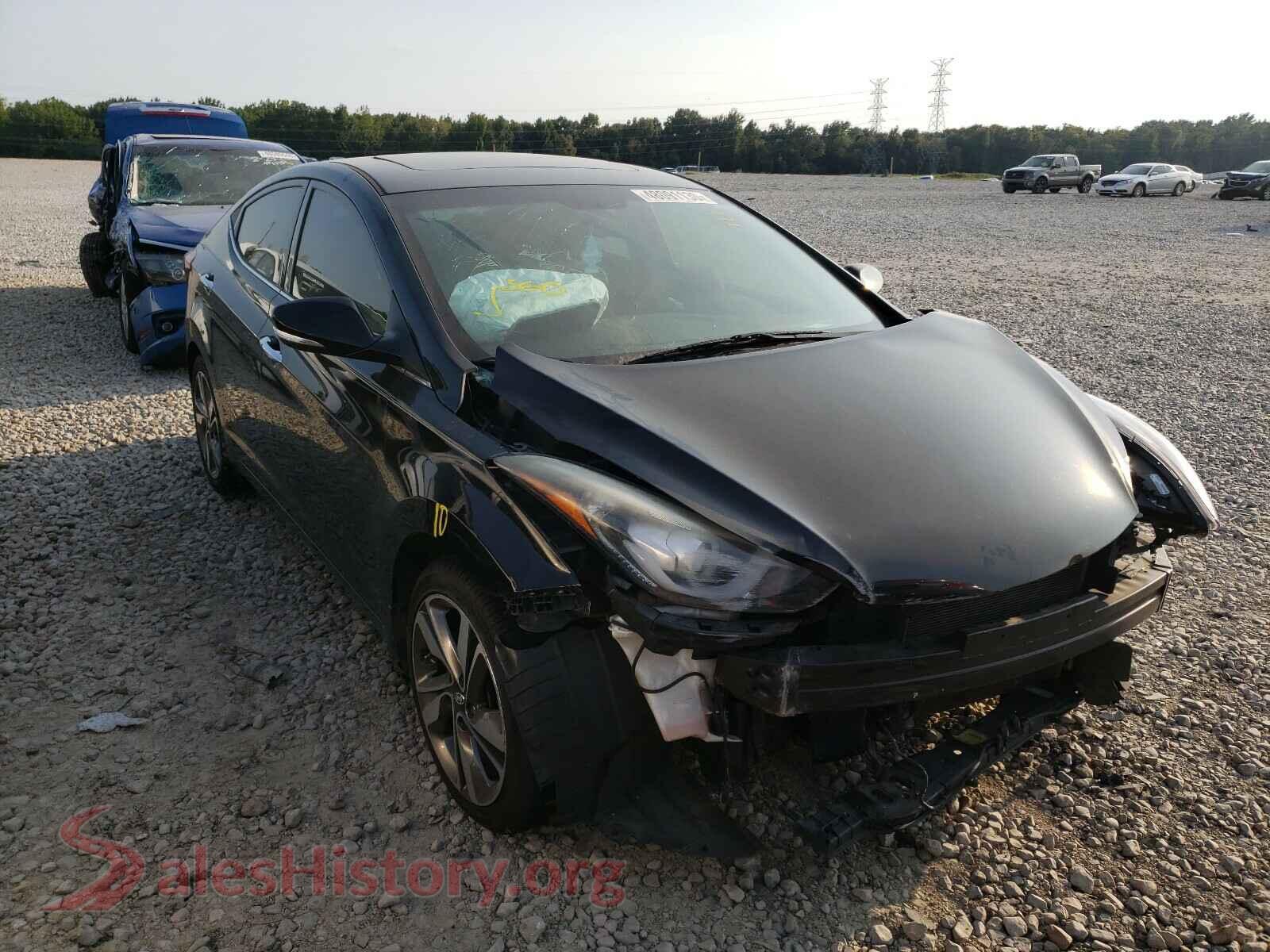 2015 HYUNDAI ELANTRA — VIN 5NPDH4AE2FH598633
