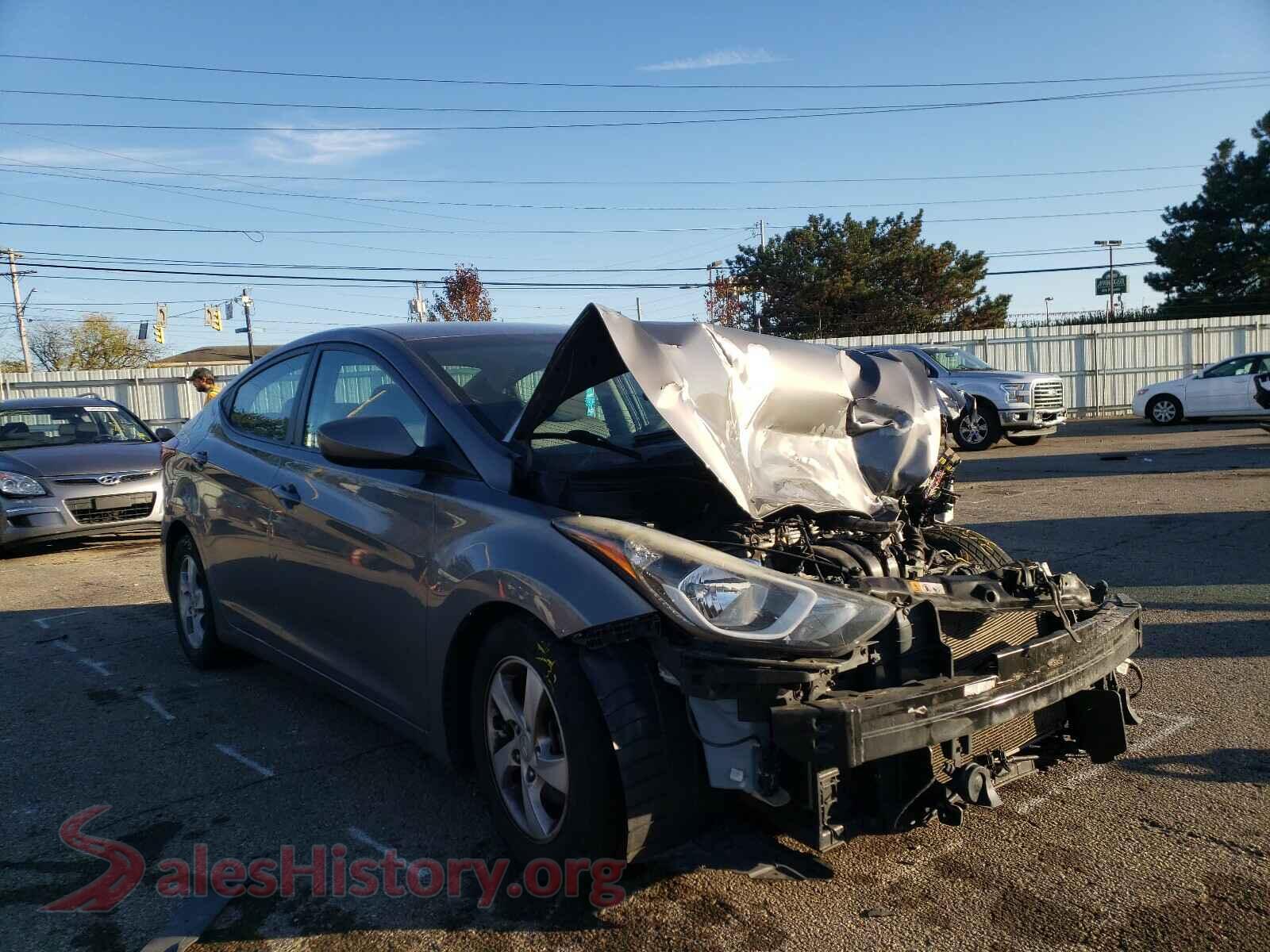 2014 HYUNDAI ELANTRA — VIN 5NPDH4AE3EH479875