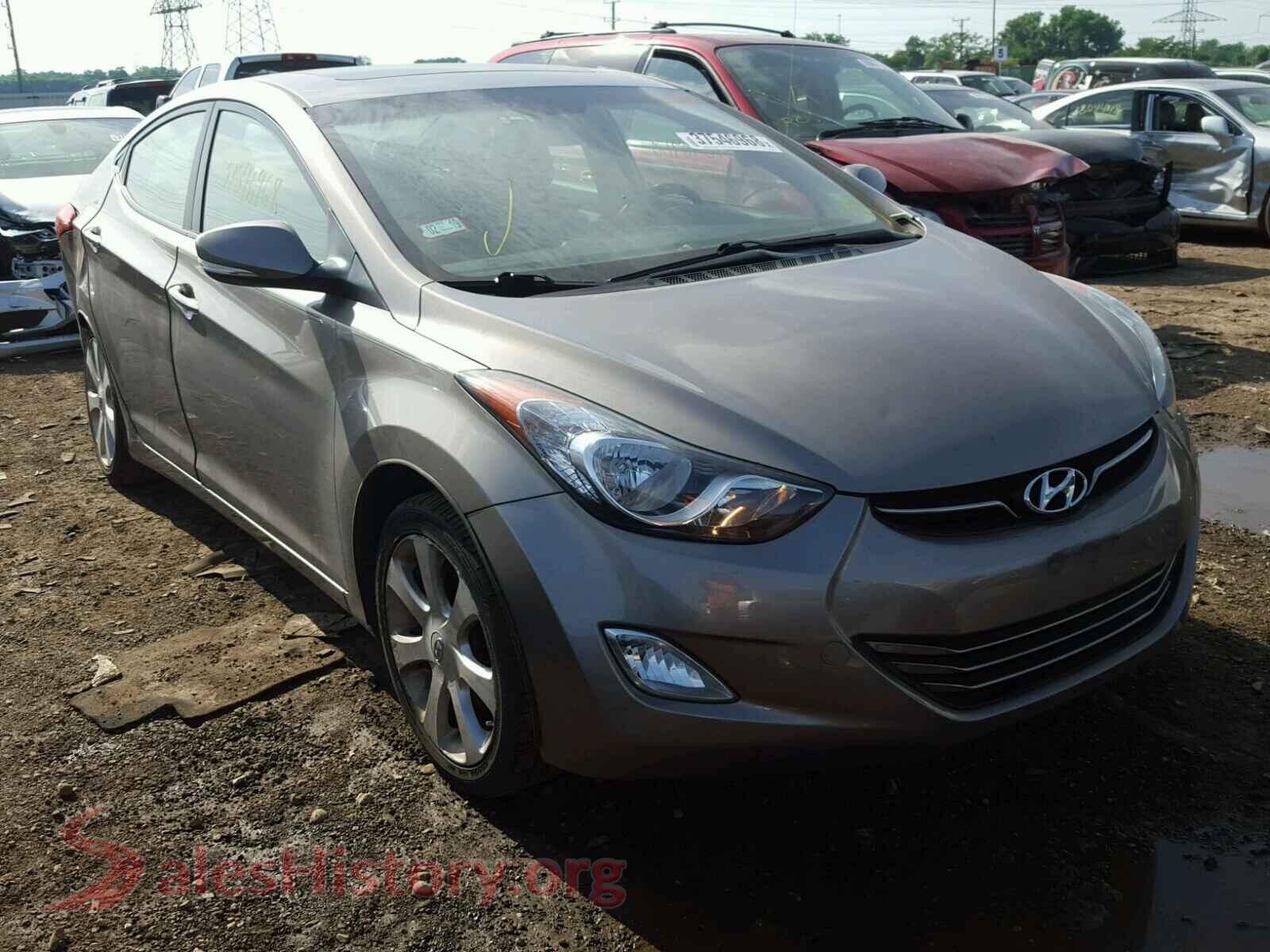 2012 HYUNDAI ELANTRA — VIN 5NPDH4AE4CH092507