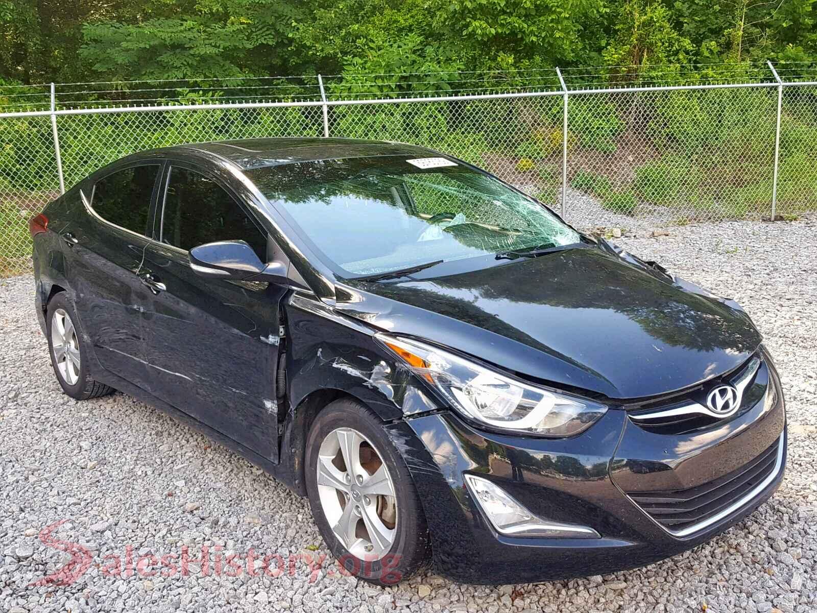 2016 HYUNDAI ELANTRA — VIN 5NPDH4AE5GH762992