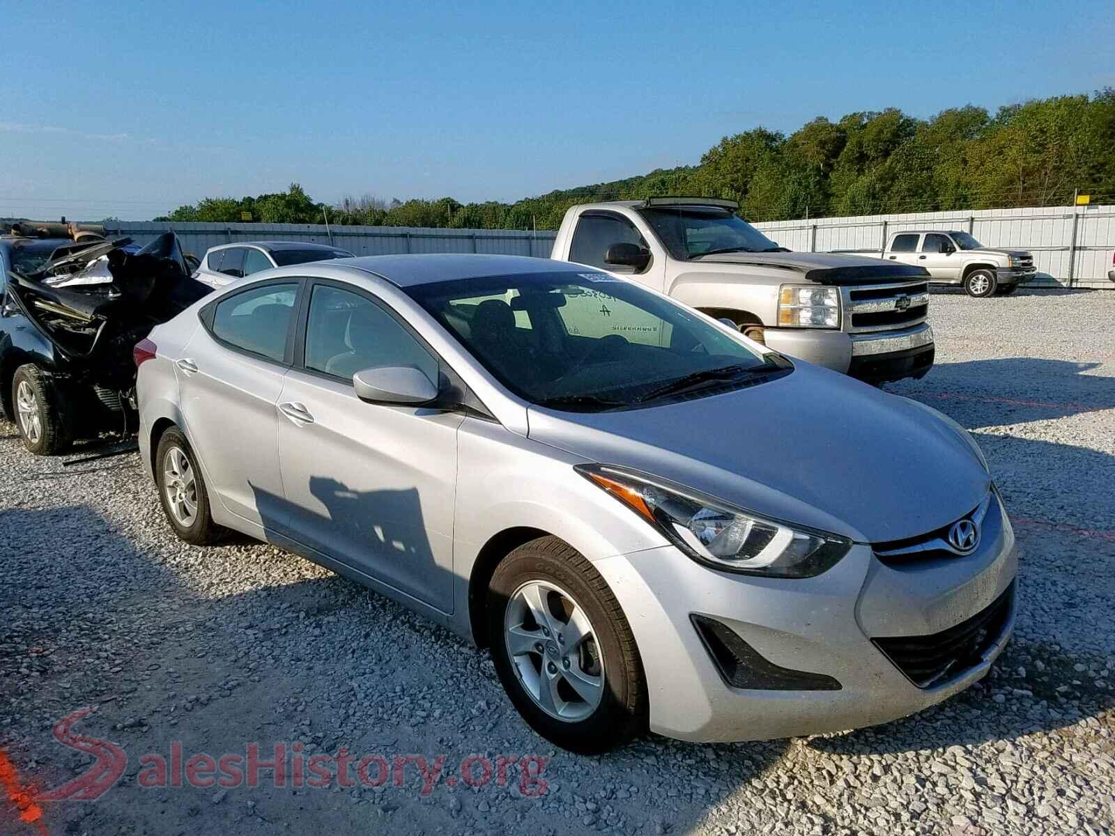 2014 HYUNDAI ELANTRA — VIN 5NPDH4AE6EH473648