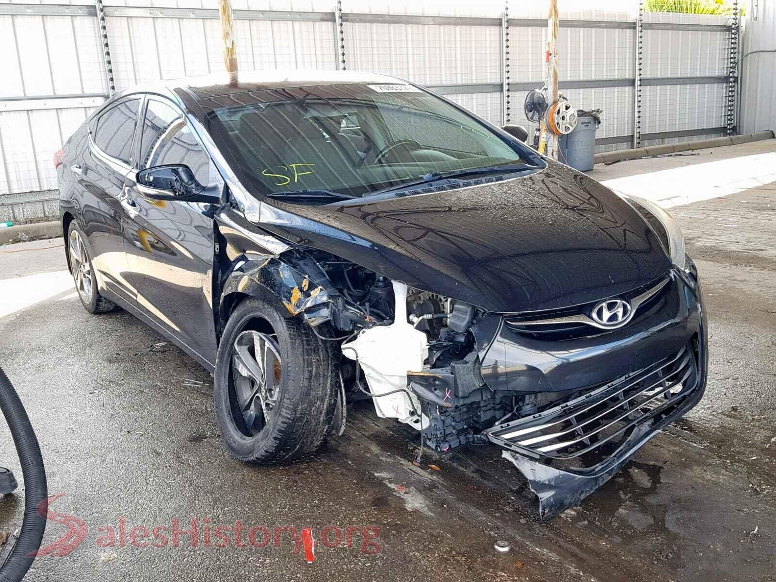 2014 HYUNDAI ELANTRA — VIN 5NPDH4AE6EH480521