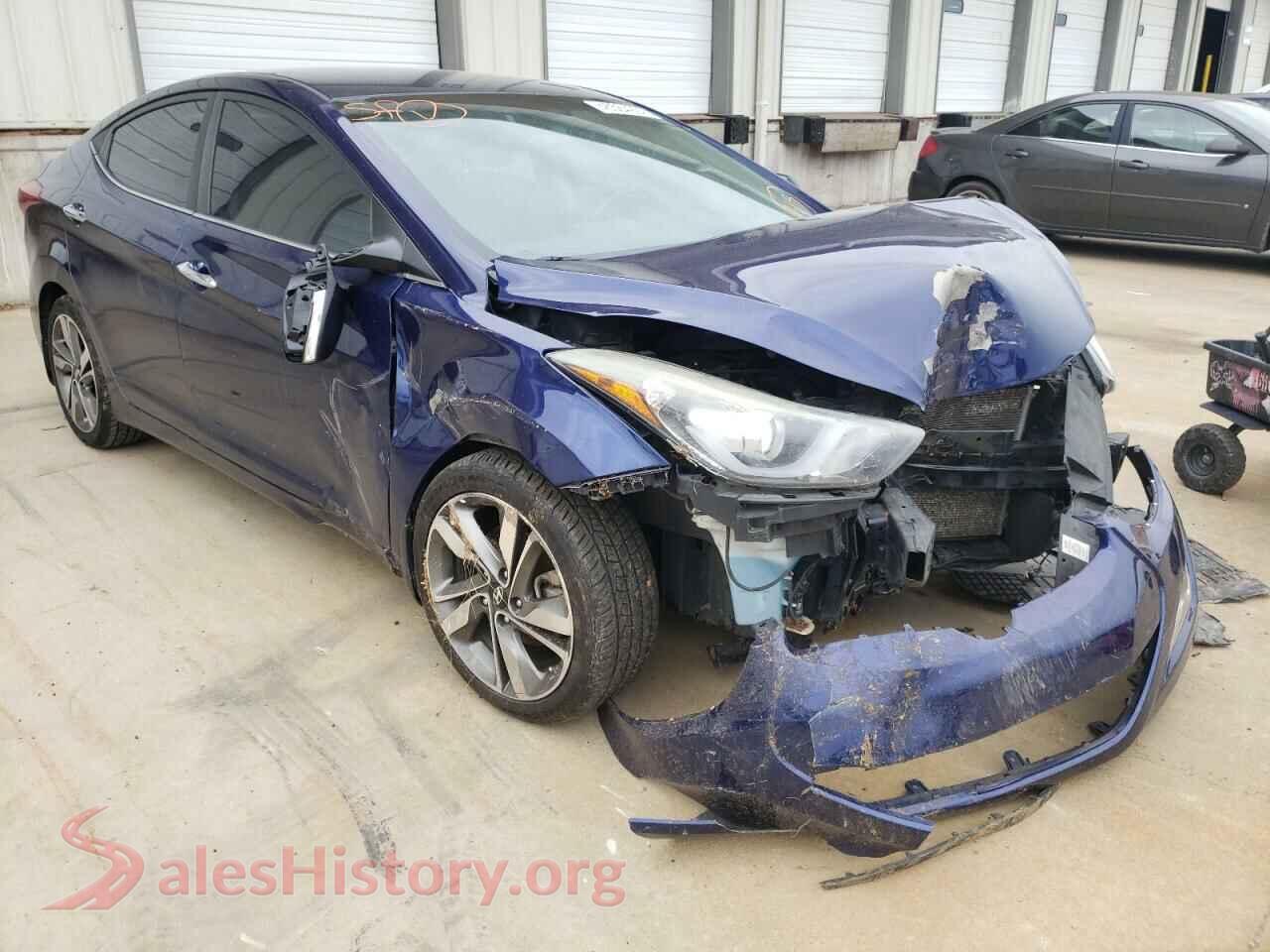 2014 HYUNDAI ELANTRA — VIN 5NPDH4AE6EH514103