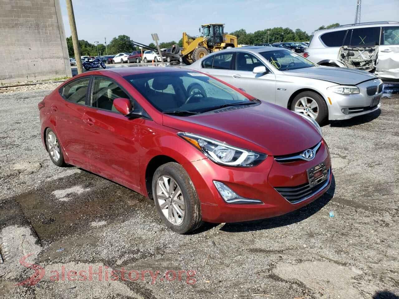 2014 HYUNDAI ELANTRA — VIN 5NPDH4AE7EH544680