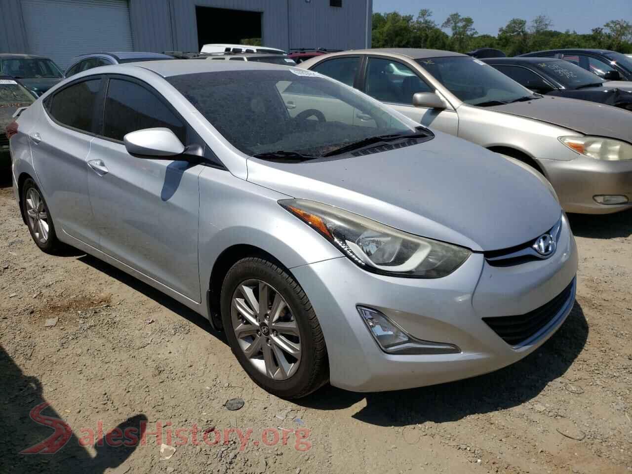 2014 HYUNDAI ELANTRA — VIN 5NPDH4AE8EH469777