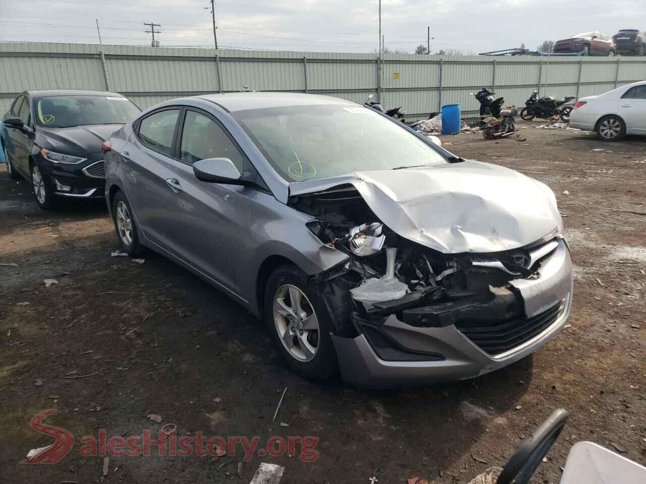 2015 HYUNDAI ELANTRA — VIN 5NPDH4AE8FH648175
