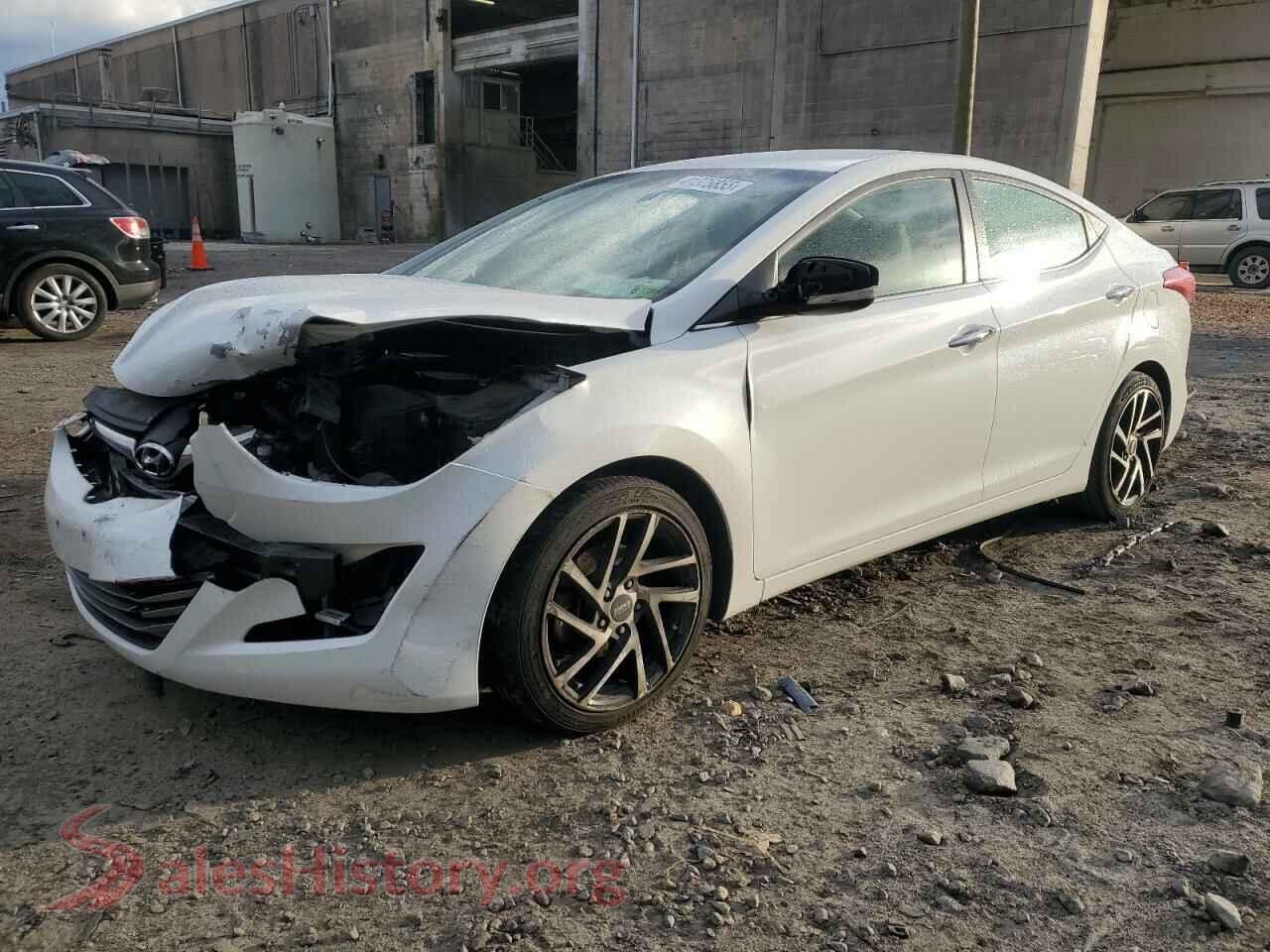 2014 HYUNDAI ELANTRA — VIN 5NPDH4AE9EH461896