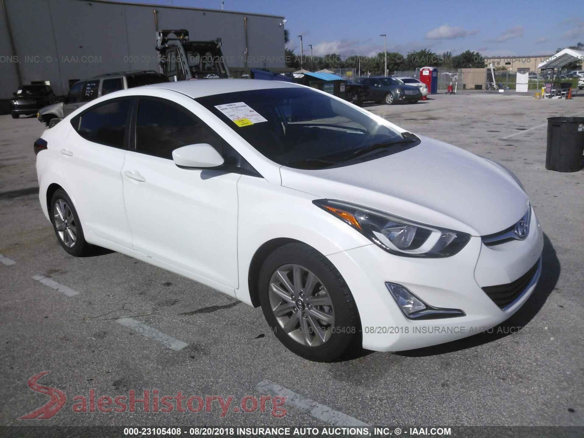 2014 HYUNDAI ELANTRA — VIN 5NPDH4AE9EH484921