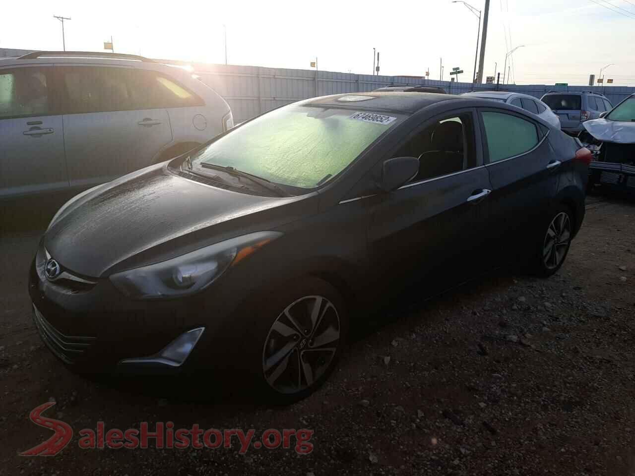 2014 HYUNDAI ELANTRA — VIN 5NPDH4AE9EH486779