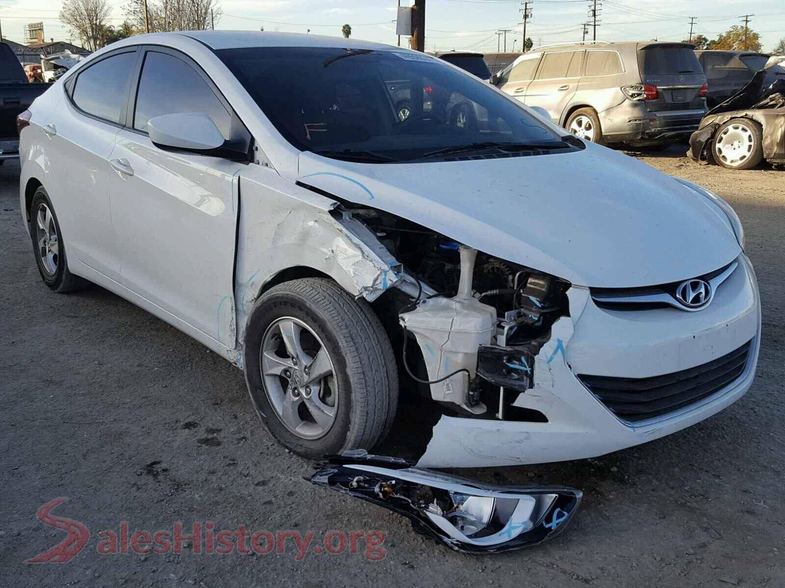 2014 HYUNDAI ELANTRA — VIN 5NPDH4AE9EH521675