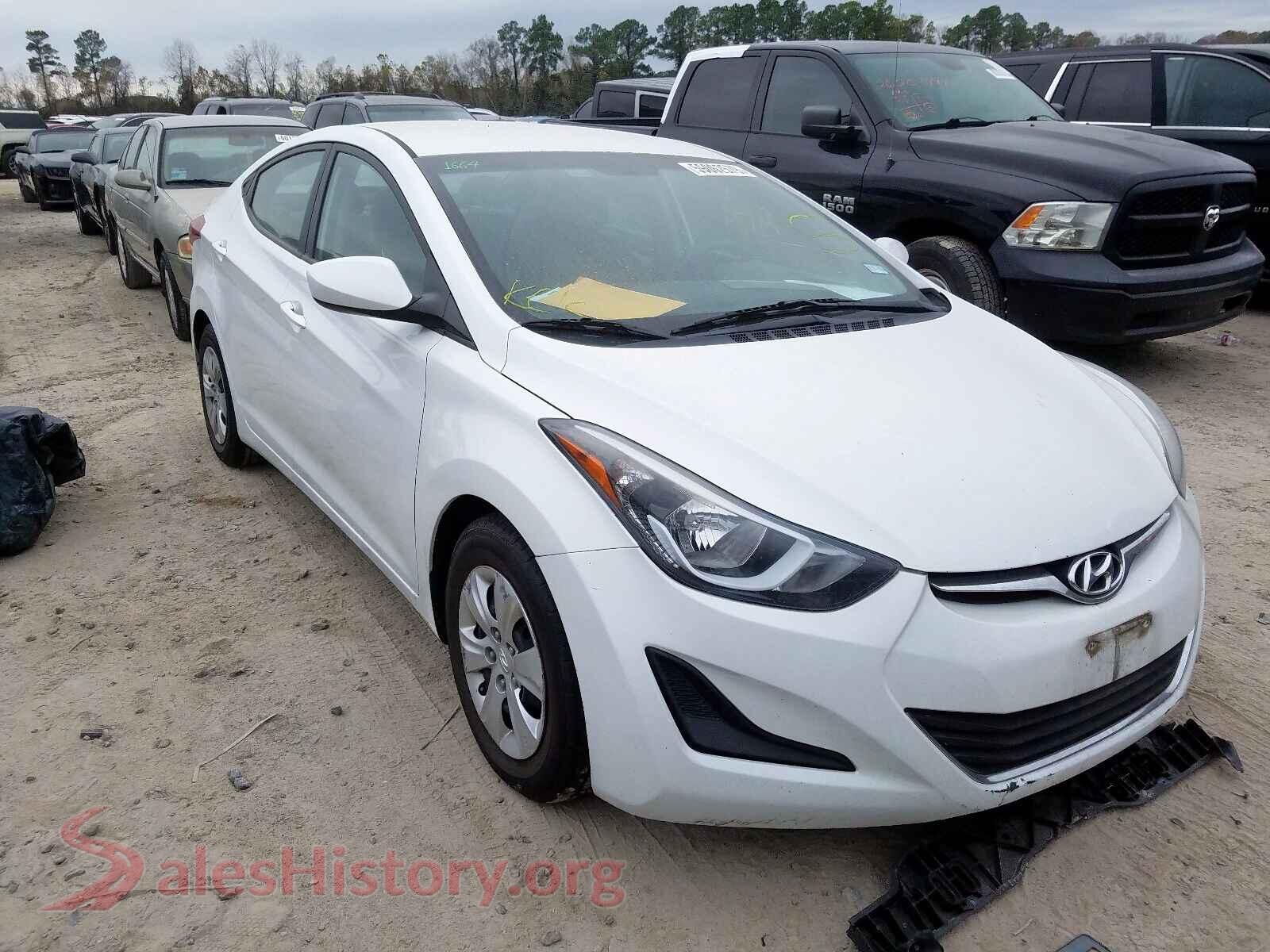 2016 HYUNDAI ELANTRA — VIN 5NPDH4AE9GH695586