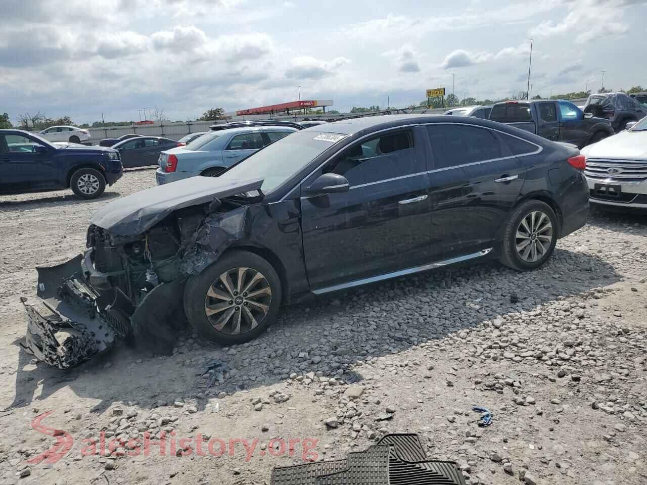 2017 HYUNDAI SONATA — VIN 5NPE34AF0HH504957