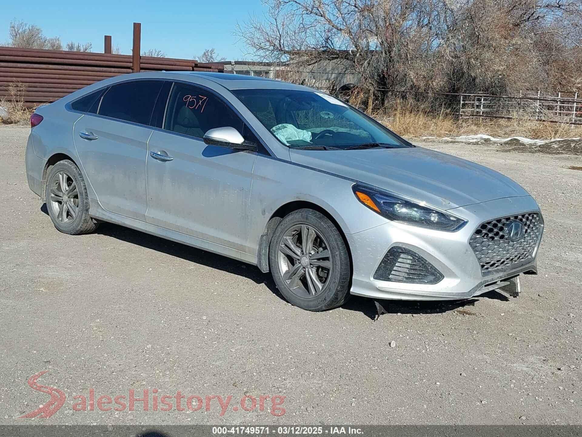2018 HYUNDAI SONATA — VIN 5NPE34AF0JH722872