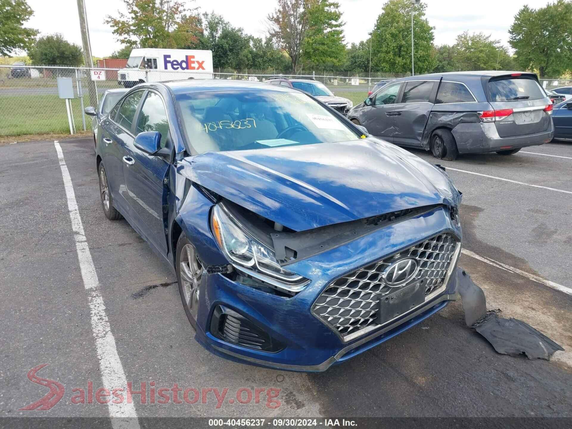 2019 HYUNDAI SONATA — VIN 5NPE34AF3KH821655