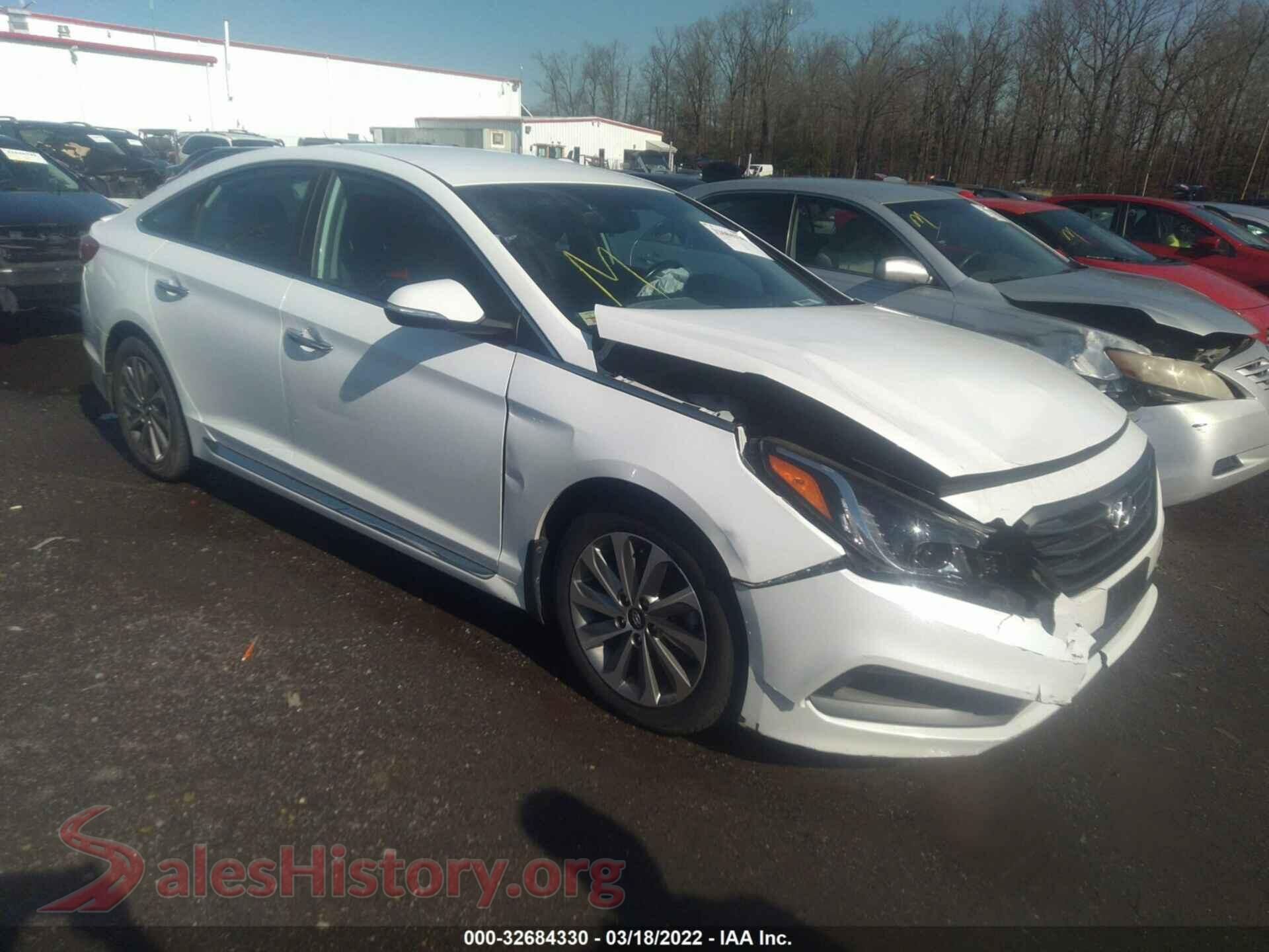 2015 HYUNDAI SONATA — VIN 5NPE34AF4FH213505