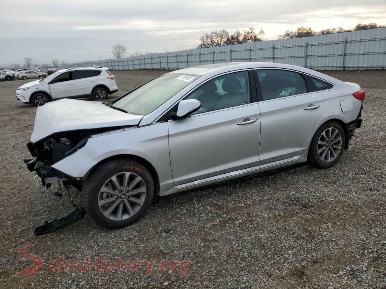 2017 HYUNDAI SONATA — VIN 5NPE34AF5HH536450