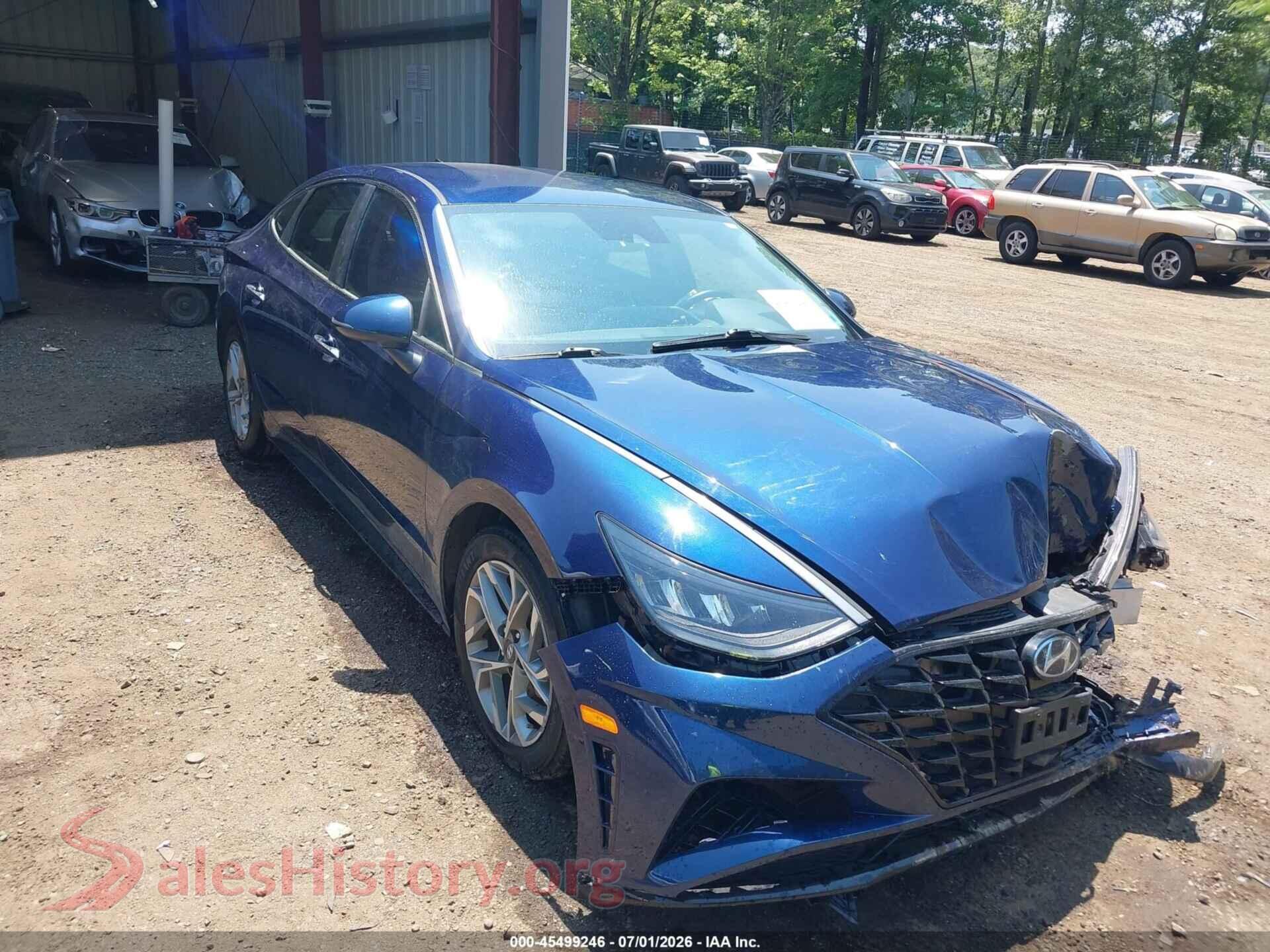 2020 HYUNDAI SONATA — VIN 5NPEF4JA8LH038361