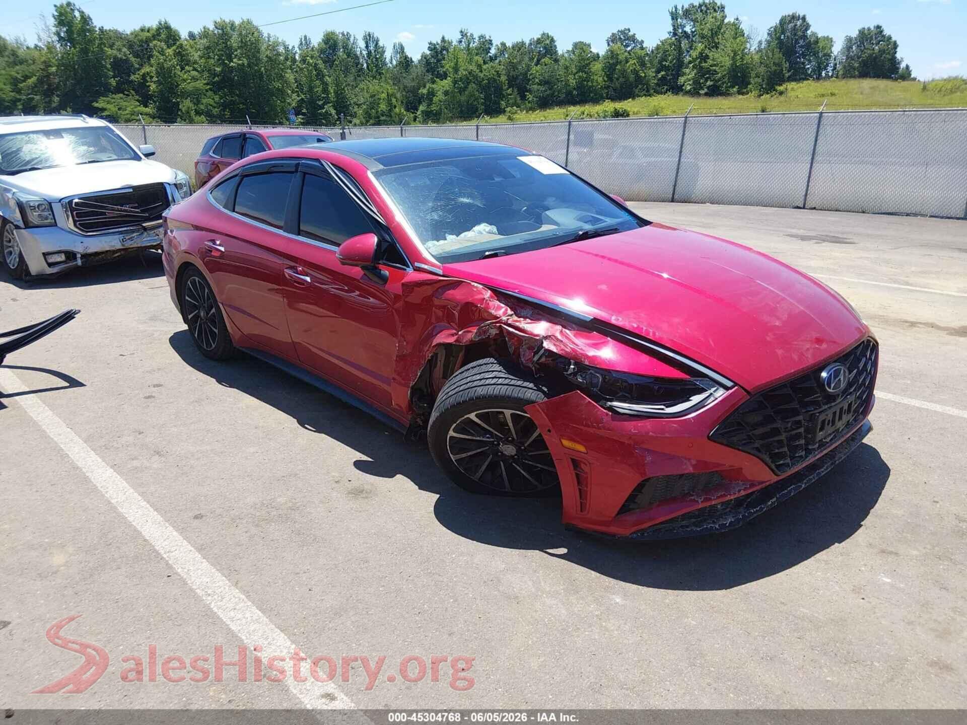 2021 HYUNDAI SONATA — VIN 5NPEH4J21MH101451