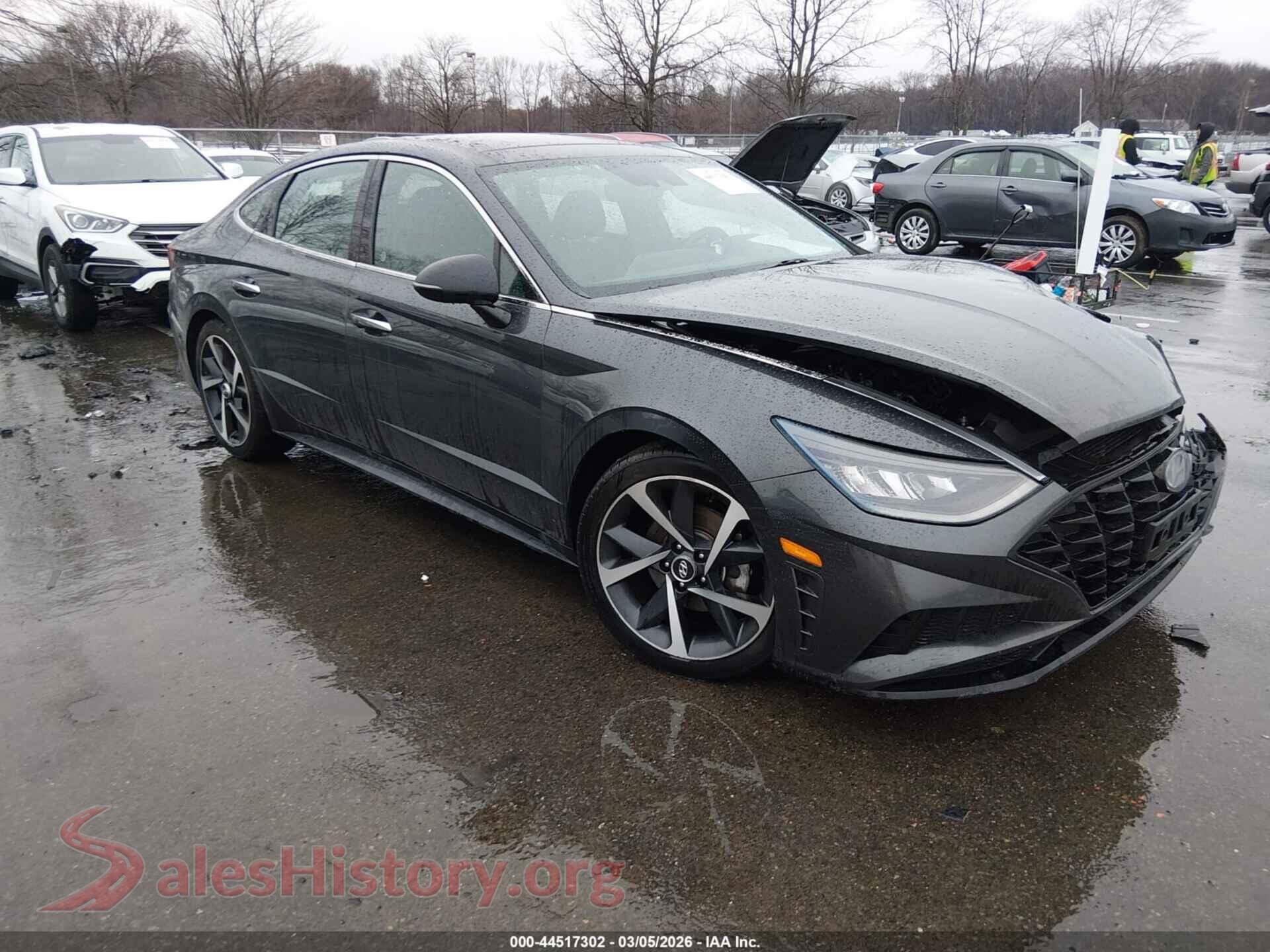 2021 HYUNDAI SONATA — VIN 5NPEJ4J21MH075275