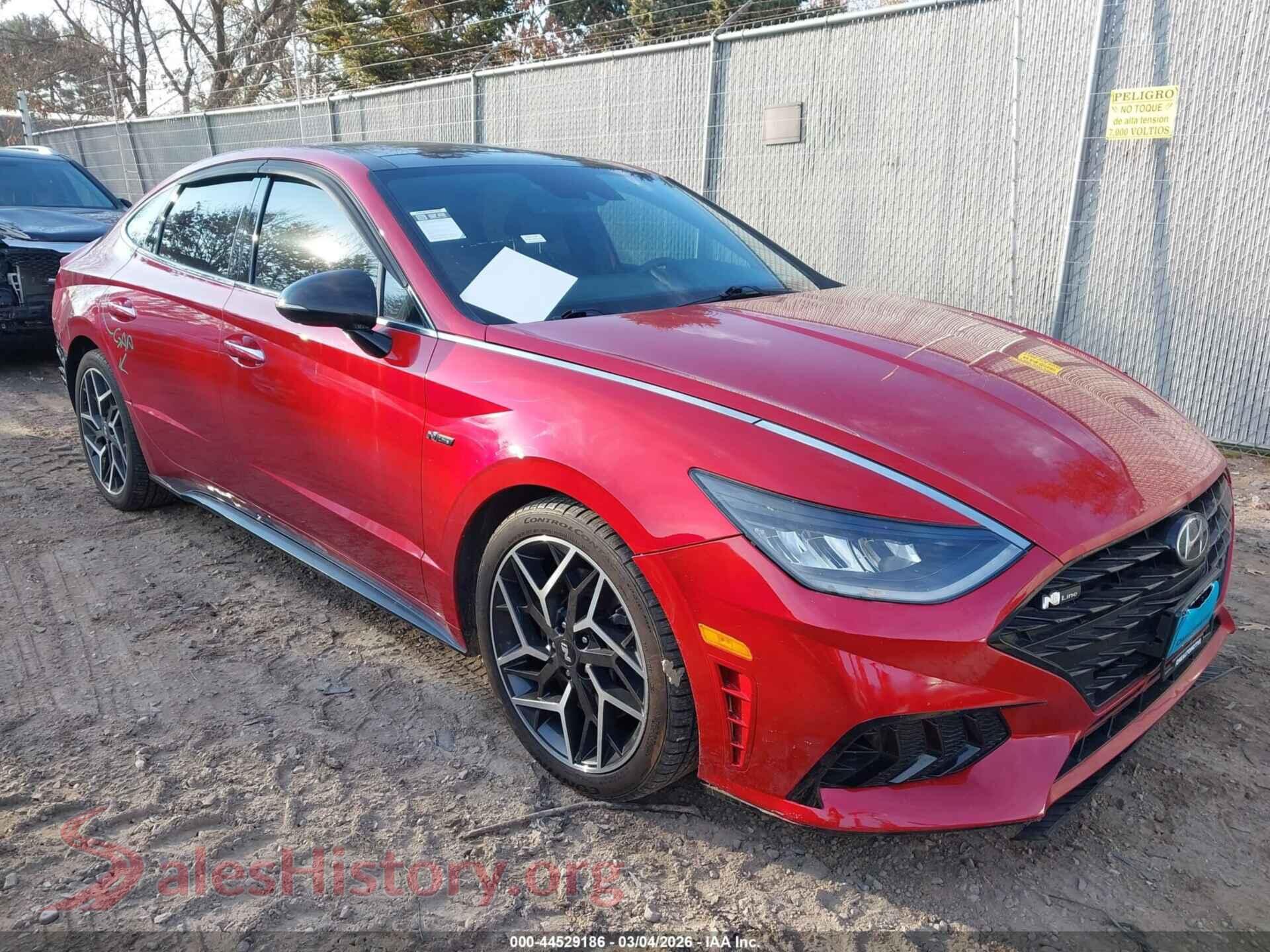 2022 HYUNDAI SONATA — VIN 5NPEK4JC6NH146963