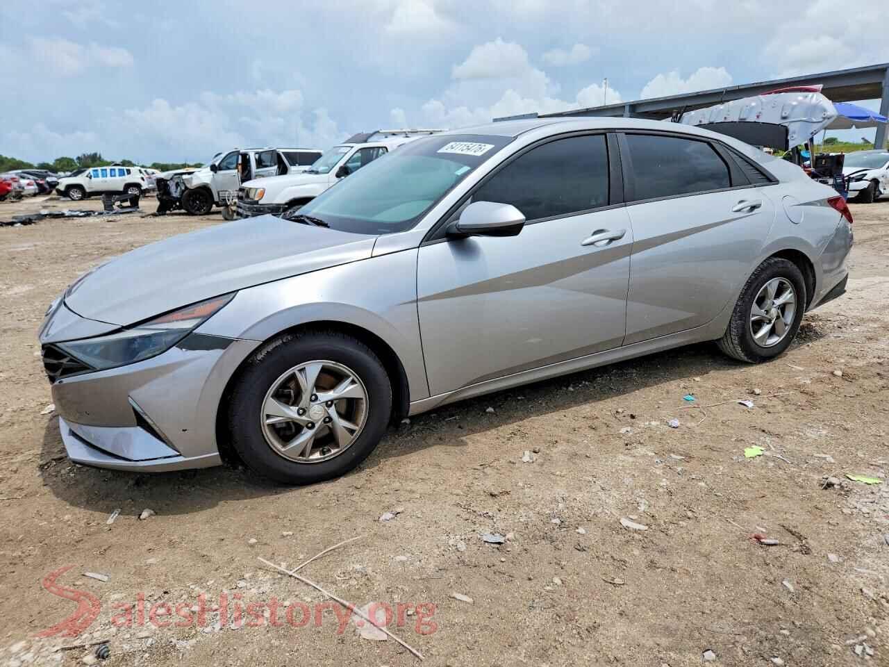 2021 HYUNDAI ELANTRA — VIN 5NPLL4AG8MH046871