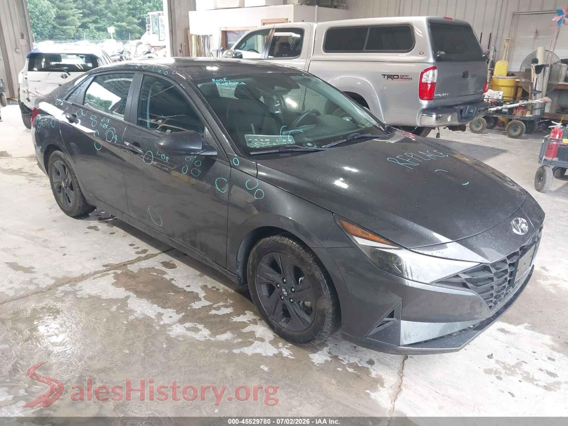 2021 HYUNDAI ELANTRA — VIN 5NPLM4AG1MH039998