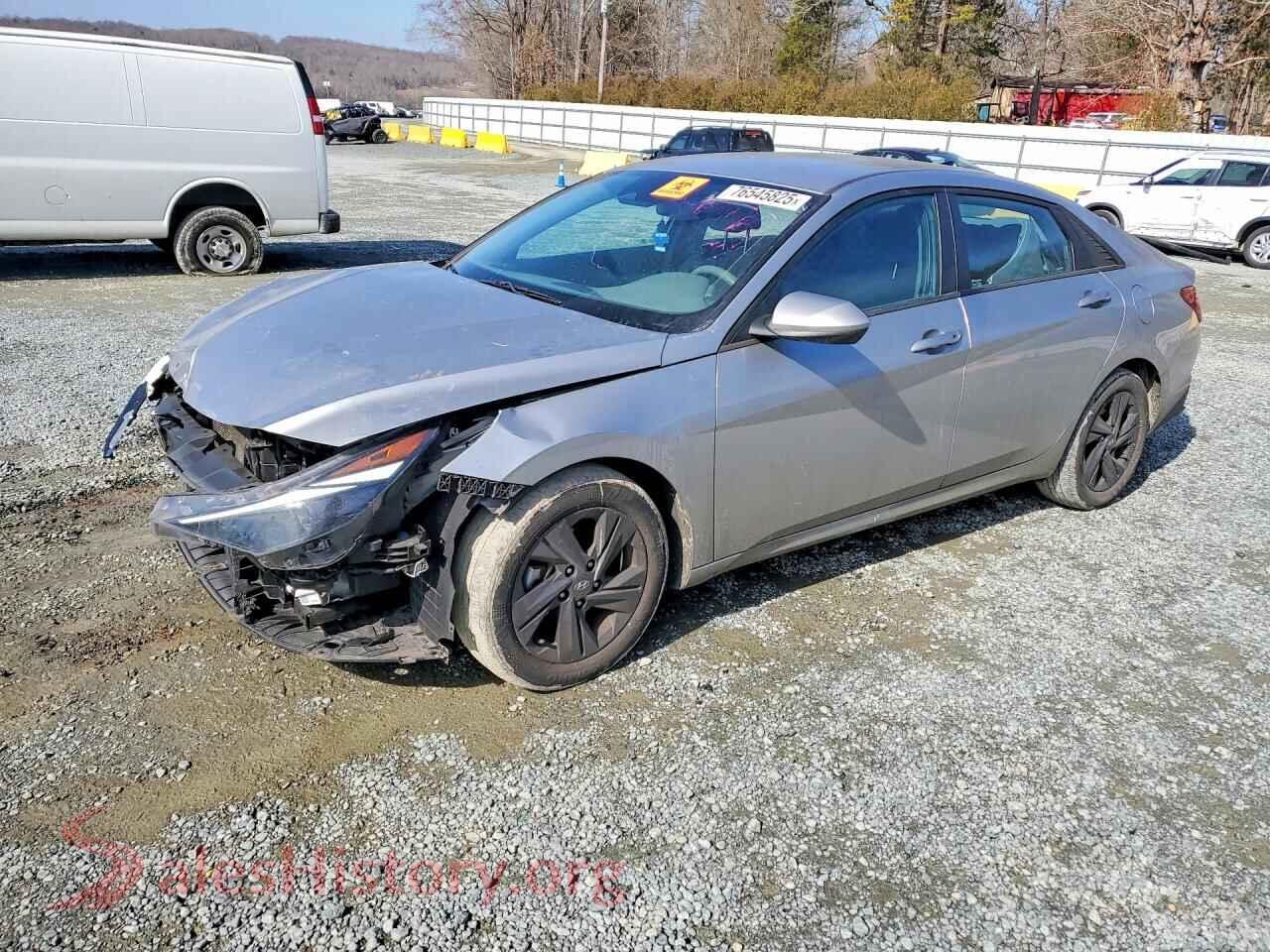 2021 HYUNDAI ELANTRA — VIN 5NPLM4AG2MH044675