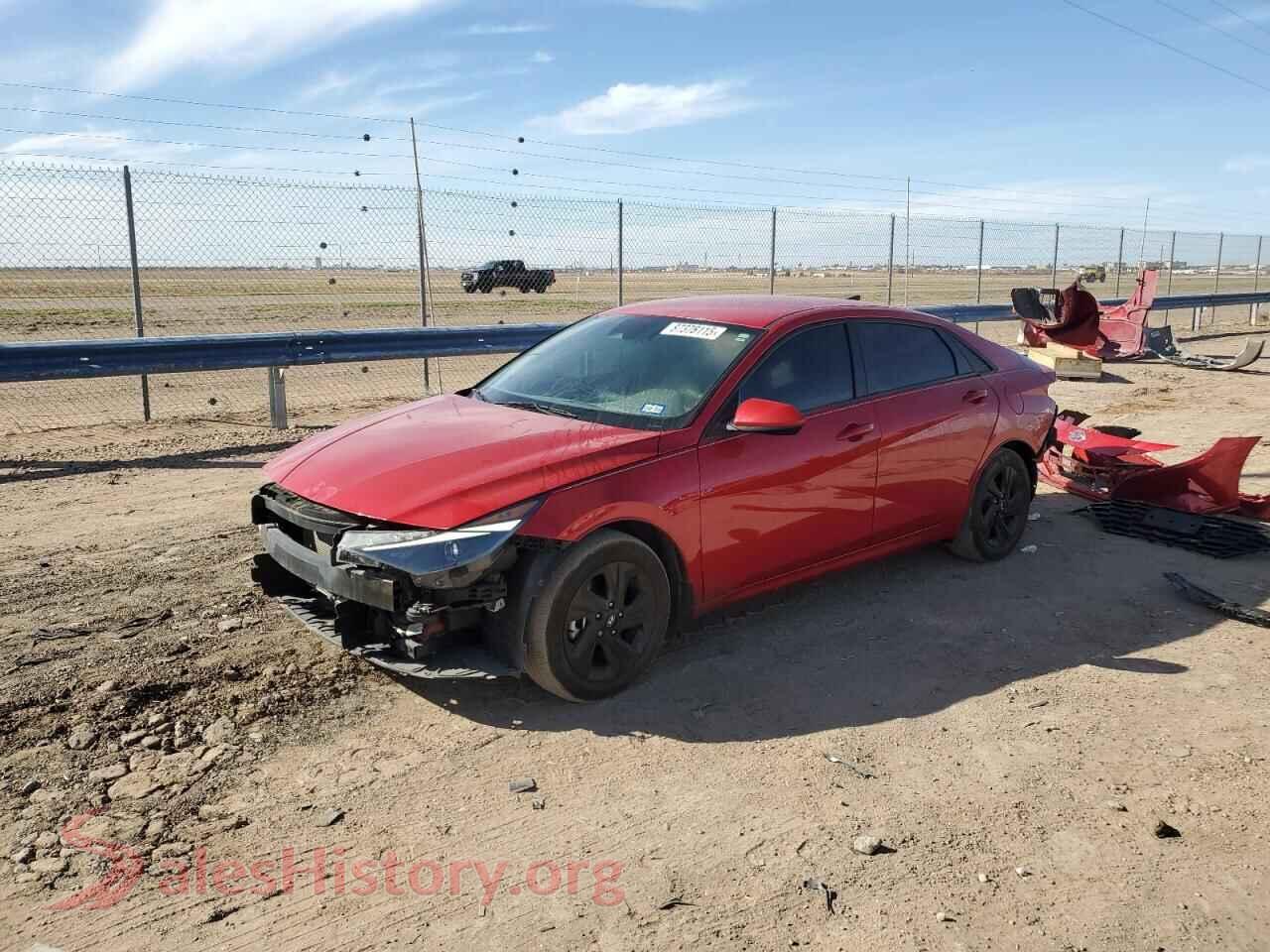 2022 HYUNDAI ELANTRA — VIN 5NPLM4AG4NH057798