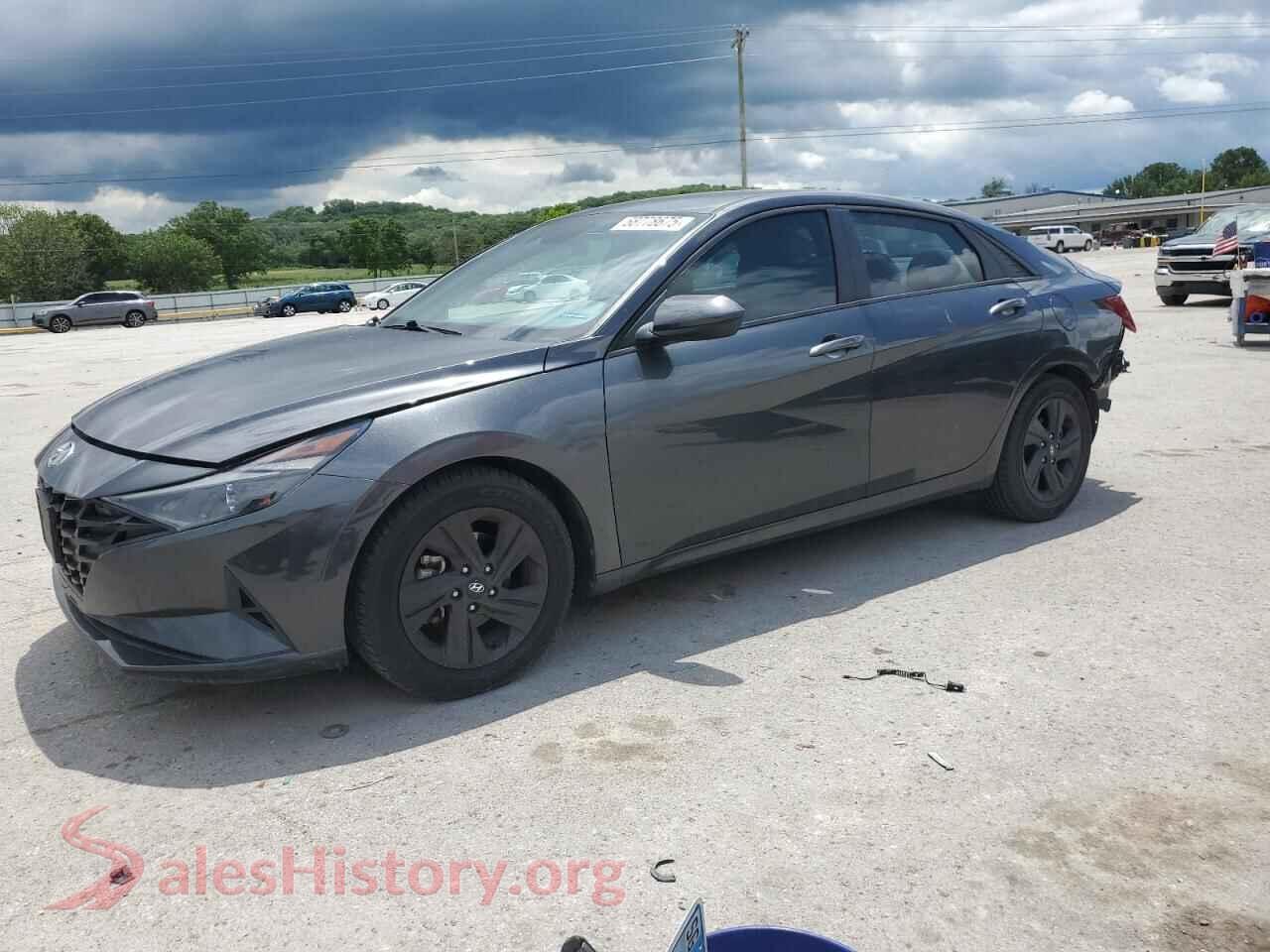 2021 HYUNDAI ELANTRA — VIN 5NPLM4AG7MH024454